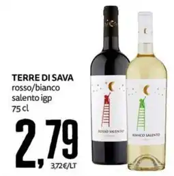 PRO7 Supermercati Terre di Sava rosso/bianco salento igp offerta