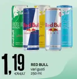 PRO7 Supermercati Red Bull vari gusti offerta