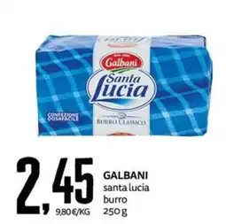 PRO7 Supermercati Galbani santa lucia burro offerta