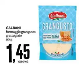 PRO7 Supermercati Galbani formaggio grangusto grattugiato offerta