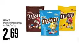 PRO7 Supermercati M&M'S arachidi/choco/crispy offerta
