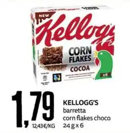 PRO7 Supermercati Kellogg's barretta corn flakes choco offerta