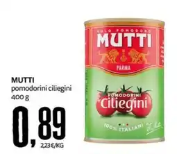 PRO7 Supermercati Mutti pomodorini ciliegini offerta