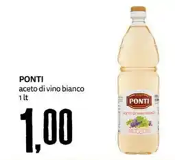 PRO7 Supermercati Ponti aceto di vino bianco offerta
