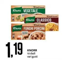 PRO7 Supermercati Knorr 10 dadi vari gusti offerta