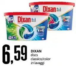 PRO7 Supermercati Dixan discs classico/color offerta