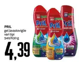 PRO7 Supermercati Pril gel lavastoviglie offerta