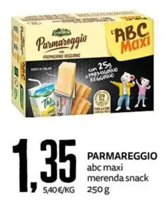 PRO7 Supermercati Parmareggio abc maxi merenda snack offerta