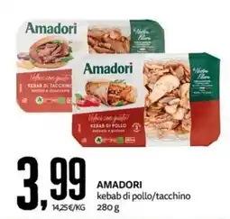 PRO7 Supermercati Amadori kebab di pollo/tacchino offerta