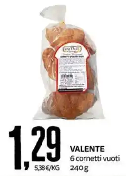 PRO7 Supermercati Cornetti vuoti Valente offerta