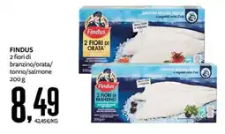 PRO7 Supermercati Findus 2 fiori di branzino/orata/tonno/salmone offerta