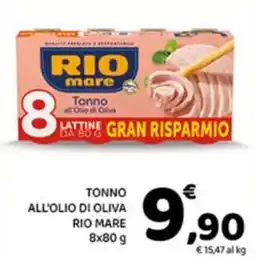 Conad City Tonno all'olio di oliva Rio Mare offerta