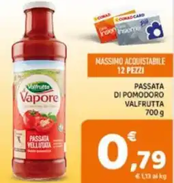 Conad City Passata vellutata Valfrutta offerta