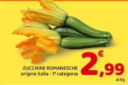 Conad City Zucchine romanesche offerta