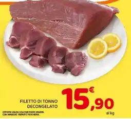 Conad City Filetto di tonno decongelato offerta