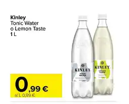 Carrefour Kinley Tonic Water o Lemon Taste offerta