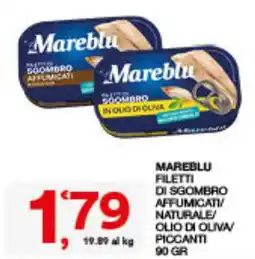 Quick Sisa Mareblu filetti di sgombro affumicati offerta