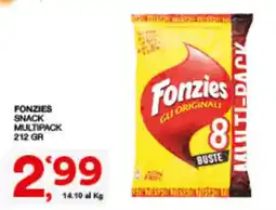 Quick Sisa Fonzies snack offerta