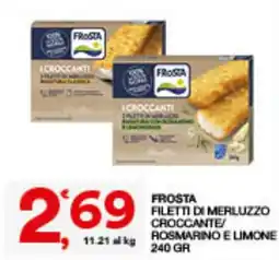Quick Sisa Frosta filetti di merluzzo croccante offerta