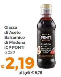 Tocal Glassa all'aceto balsamico di modena igp ponti offerta