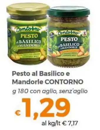 Pesto al Basilico e Mandorle Contorno