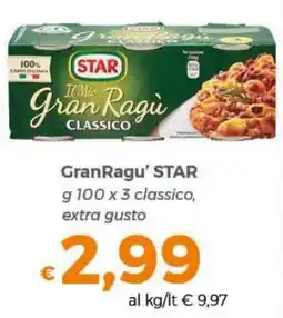 Tocal GranRagu' STAR classico offerta