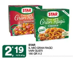 Quick Sisa Star il mio gran ragù offerta