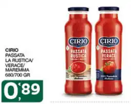 Quick Sisa Passata verace Cirio offerta