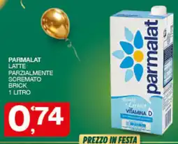 Quick Sisa Parmalat latte parzialmente scremato brick offerta