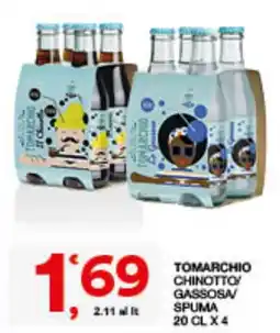 Quick Sisa Tomarchio chinotto gassosa spuma offerta