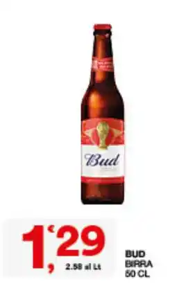 Quick Sisa Bud birra offerta