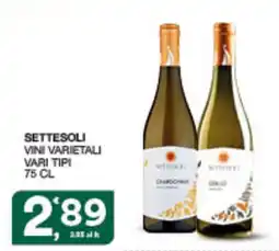 Quick Sisa Settesoli vini varietali offerta
