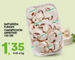 Quick Sisa Naturizia funghi champignon affettati offerta