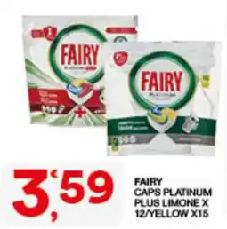 Quick Sisa Fairy caps platinum plus limone offerta