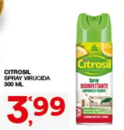 Quick Sisa Citrosil spray disinfettante offerta