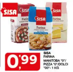 Quick Sisa SISA Farina Manitoba "0"/Pizza "0"/Dolci "00" offerta
