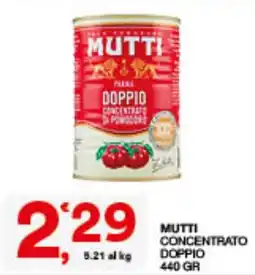 Quick Sisa Mutti concentrato doppio offerta