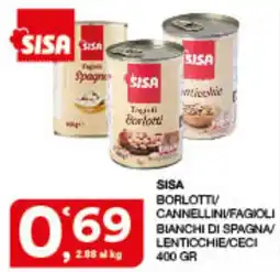 Quick Sisa SISA Borlotti/Cannellini/Fagioli Bianchi di Spagna/Lenticchie/Ceci offerta