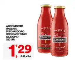 Quick Sisa Passata di pomodoro con datterino ciliegino Agromonte offerta