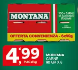 Quick Sisa Montana carne offerta