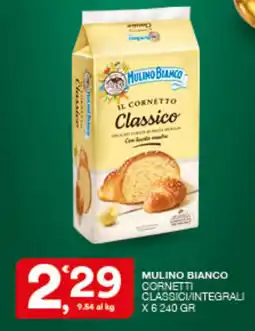 Quick Sisa Mulino Bianco Cornetti Classici offerta