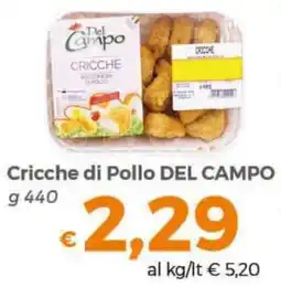 Tocal Cricche di Pollo DEL CAMPO offerta