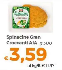 Tocal Spinacine Gran Croccanti AIA offerta