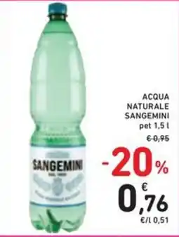 Spazio Conad Acqua naturale Sangemini offerta