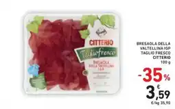 Spazio Conad Bresaola della Valtellina IGP Taglio Fresco Citterio offerta