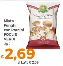 Tocal Misto Funghi con Porcini FOGLIE VERDI offerta