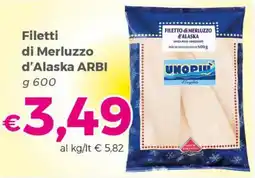 Tocal Filetti di Merluzzo d'Alaska ARBI offerta