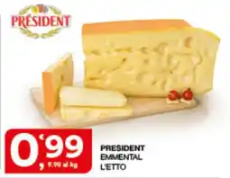 Quick Sisa President Emmental Letto offerta