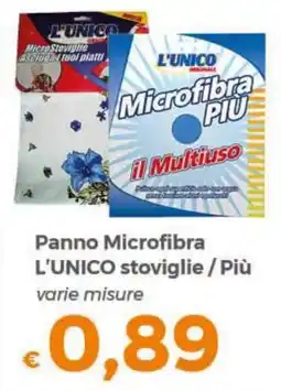 Tocal Panno Microfibra L'UNICO stoviglie offerta