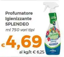Tocal Profumatore igienizzante Splendeo offerta